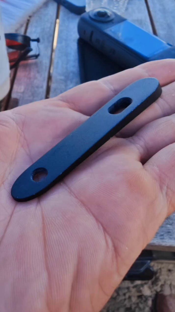 Close-up of a foil wing used for cruising